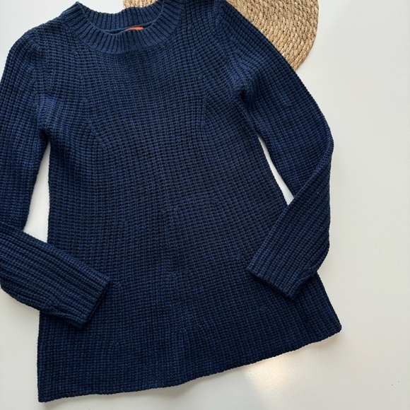 Joe Fresh Blue Long Sleeve Knit‎ Sweater Top Size Small - Picture 2 of 9